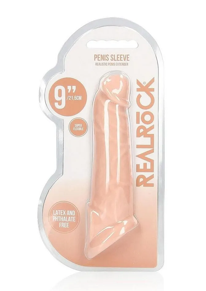 Real Rock Realrock Skin Penis Extender with Rings Female Sex Toys