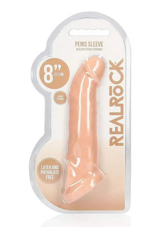 Real Rock Realrock Skin Penis Extender with Rings Female Sex Toys