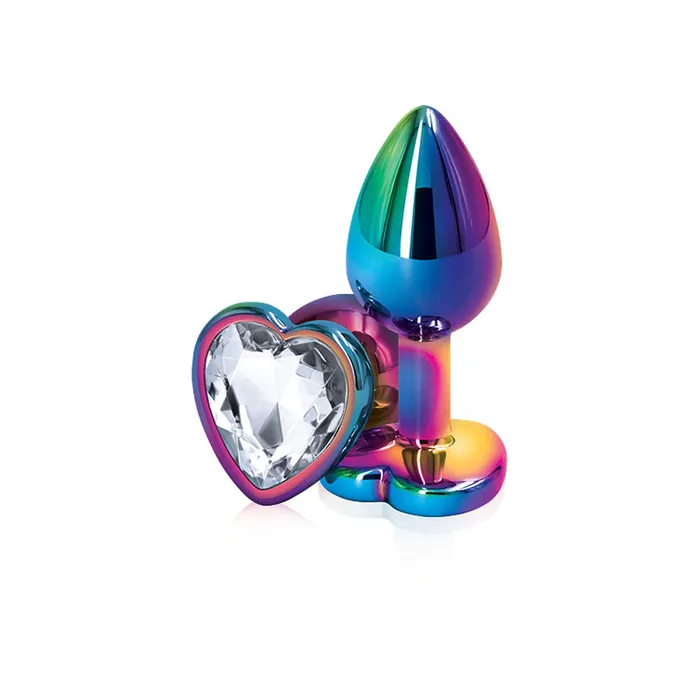 Rear Assets Multicolor Heart Small Clear nsnovelties Anal