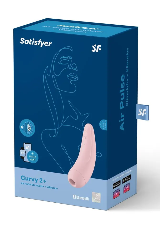 Satisfyer Female Sex Toys Satisfyer Curvy 2 Rechargeable Silicone Clitoral Stimulator