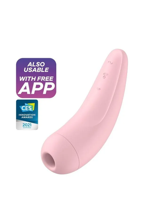 Satisfyer Female Sex Toys Satisfyer Curvy 2 Rechargeable Silicone Clitoral Stimulator