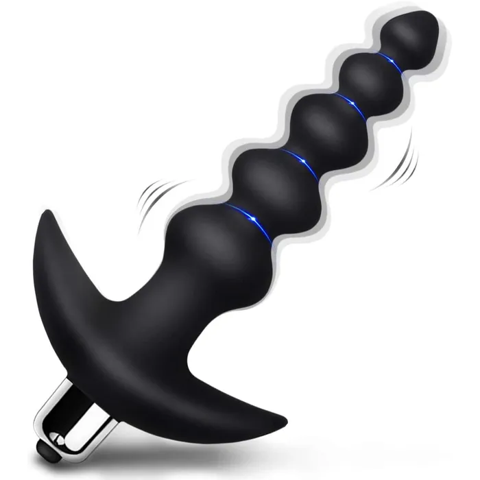 sex toys for us Anal Multispeed Anal Beads Butt Plug with Bullet Vibrator