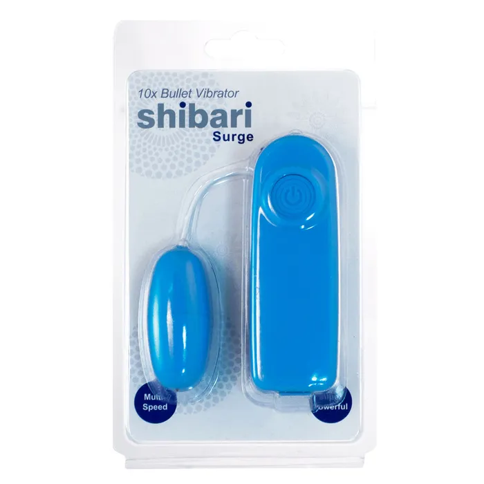 Shibari Surge Bullet 10X Blue Shibari Vibrators