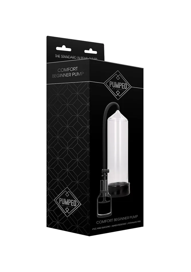 Shots Pumped Comfort Beginner Pump Transparent Male Sex Toys