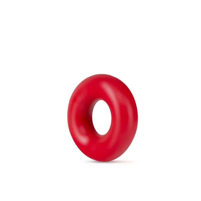 Stay Hard Donut Rings Oversized Red Large Cock Rings Set of 2 Blush Novelties Dildos