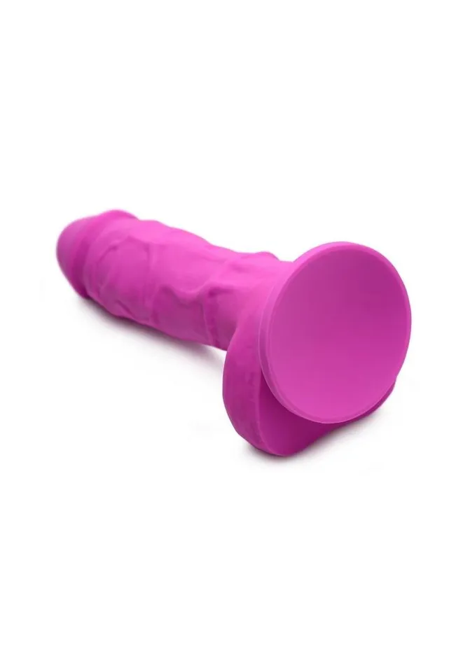 STRAP U Strap U Power Pecker Silicone 7in Dildo with Balls Female Sex Toys