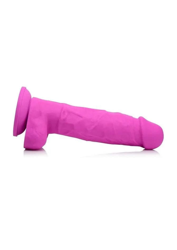 STRAP U Strap U Power Pecker Silicone 7in Dildo with Balls Female Sex Toys