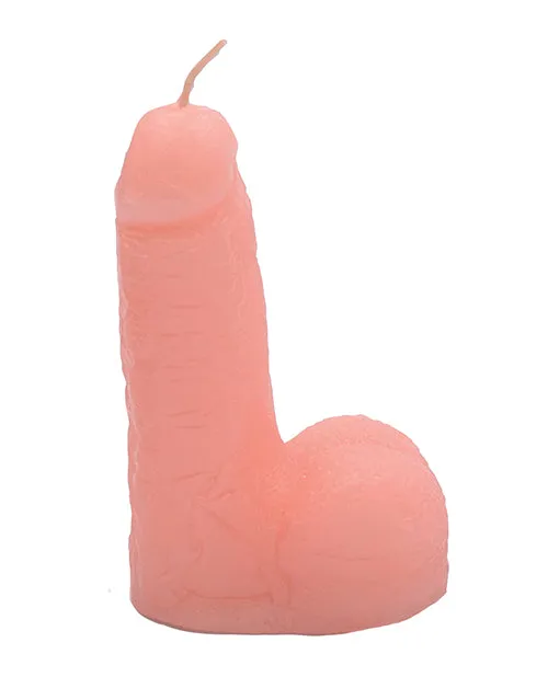 Thank Me Now INC Male Sex Toys Get Lucky 5 Blow Me Penis Candle Peach