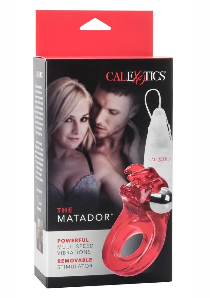 The Matador Vibrating Cock Ring with Clitoral Stimulation Couples Enhancers Male Sex Toys