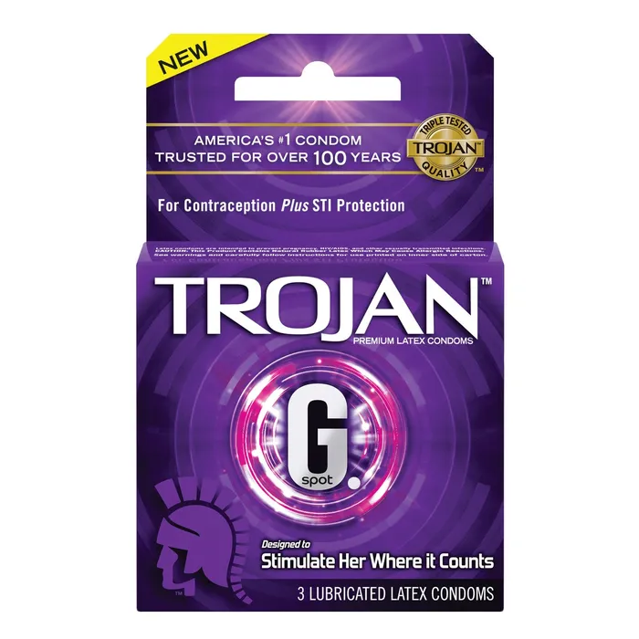 Topco Vibrators Trojan G Spot Stimulate Her Where It Counts Box of 3