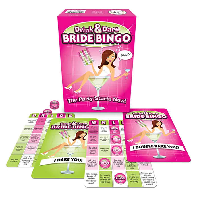 Vibrators Ball and Chain Drink and Dare Bride Bingo