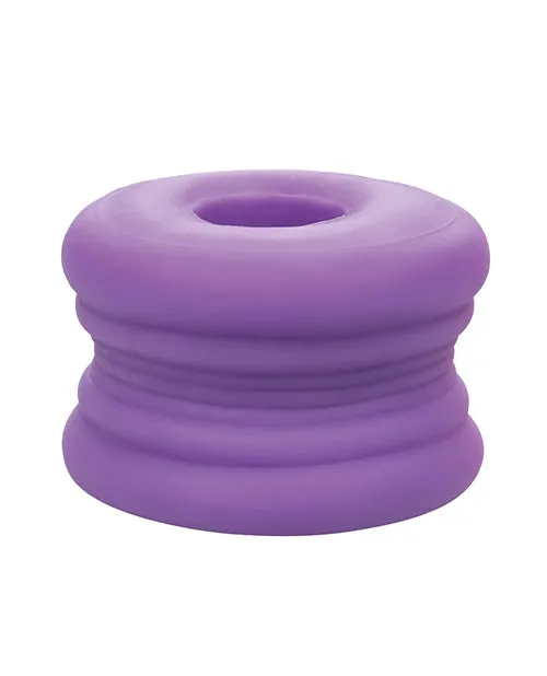 Vibrators California Exotic Novelties Slop Top Glow in the Dark Dirty Luv Stroker Purple