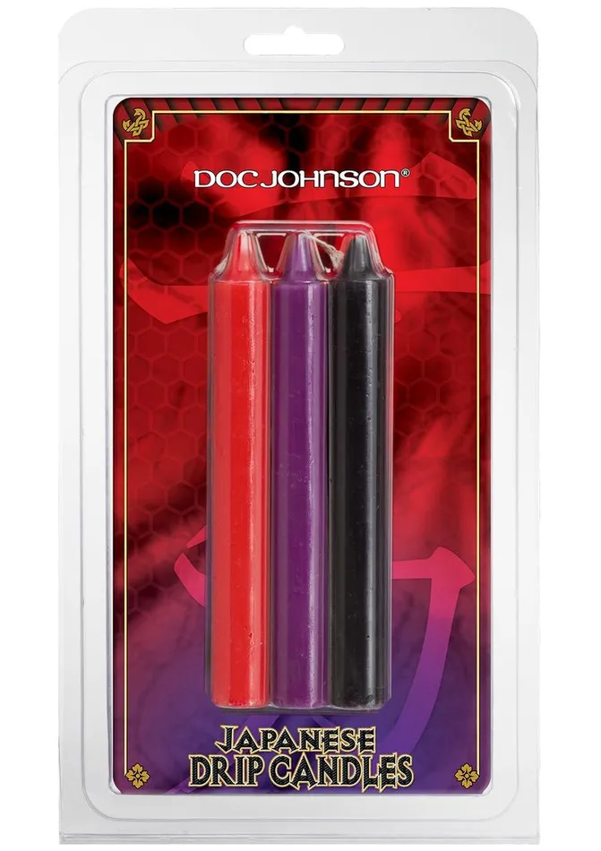 Vibrators Doc Johnson Japanese Drip Candles Japanese Bondage