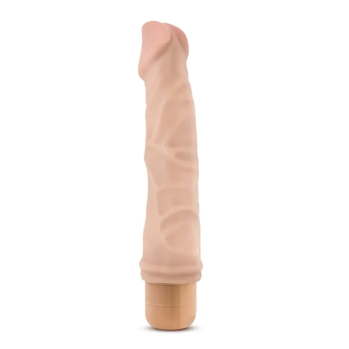 Vibrators Dr Skin Cock Vibe 6 Beige Blush Novelties