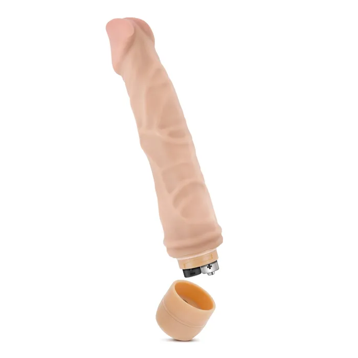 Vibrators Dr Skin Cock Vibe 6 Beige Blush Novelties