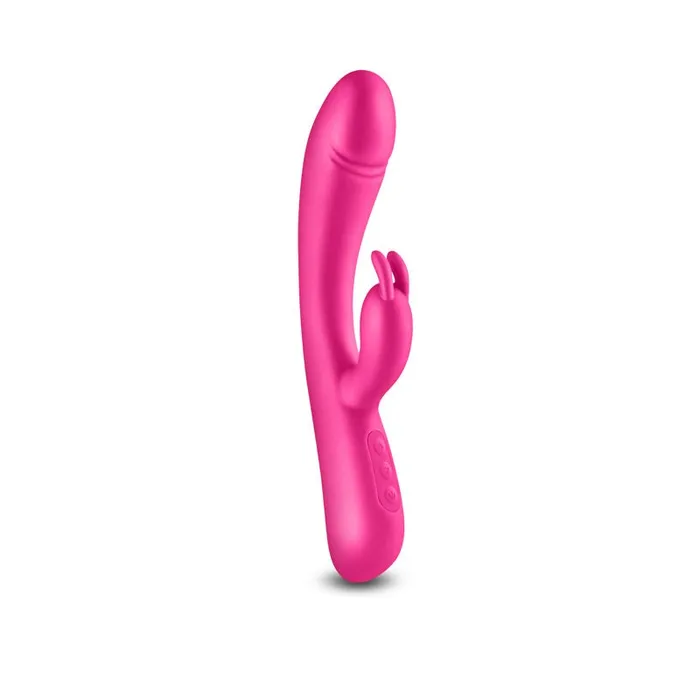 Vibrators Royals Divine Metallic Pink 222 cm USB Rechargeable Rabbit Vibrator NS Novelties