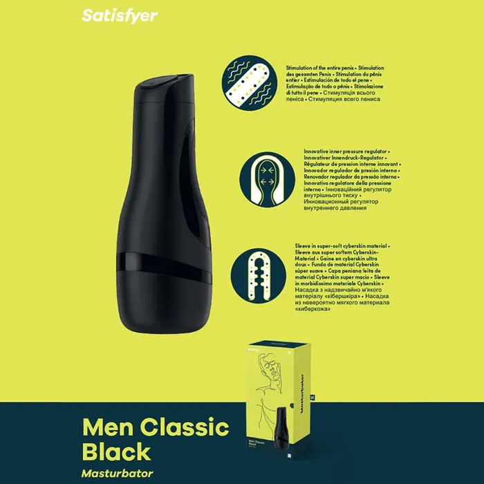 Vibrators Satisfyer Satisfyer Men Classic Black Stroker