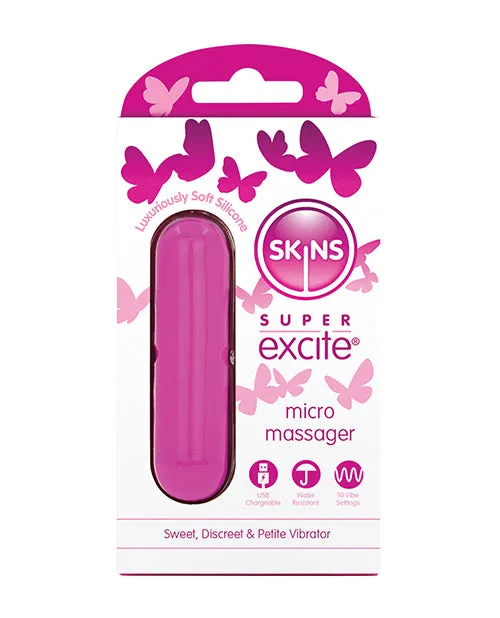 Vibrators Skin Super Excited Petite Vibrator Pink Creative Conceptions