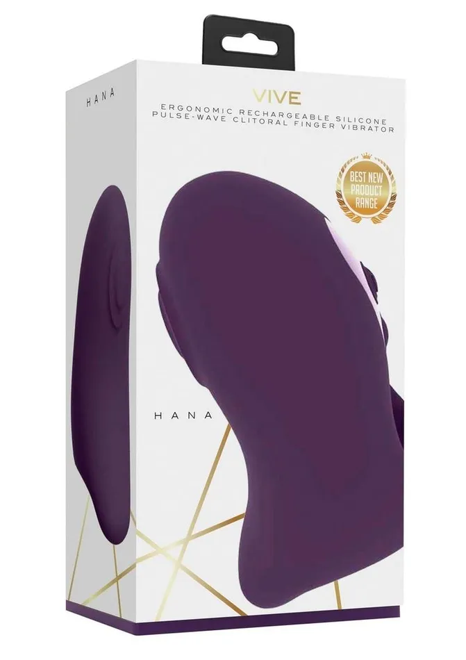 Vive Hana Rechargeable Silicone Pulse Wave Finger Vibrator Vive by Shots Female Sex Toys