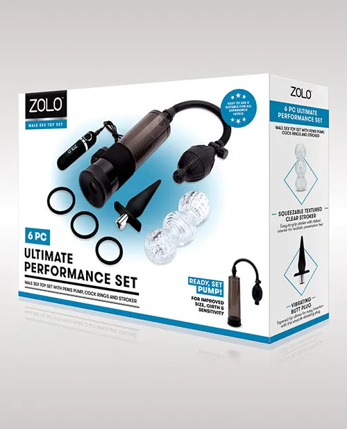 ZOLO 6 pc Ultimate Performance Set Black Xgen Anal