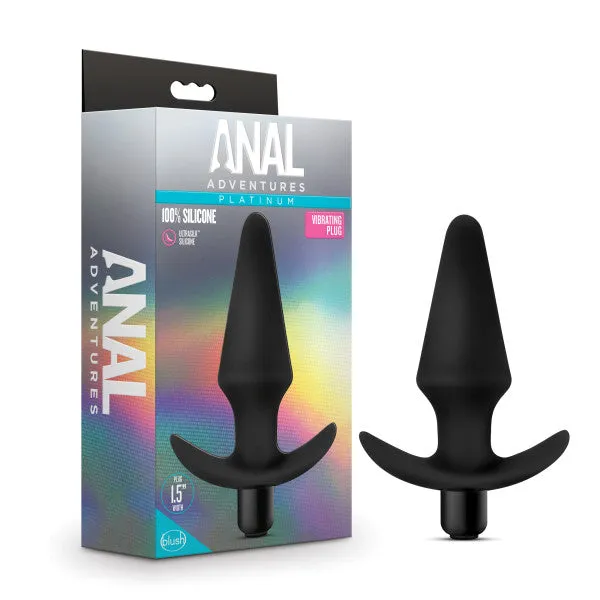 Anal Adventures Vibrating Plug Black Blush Novelties Anal