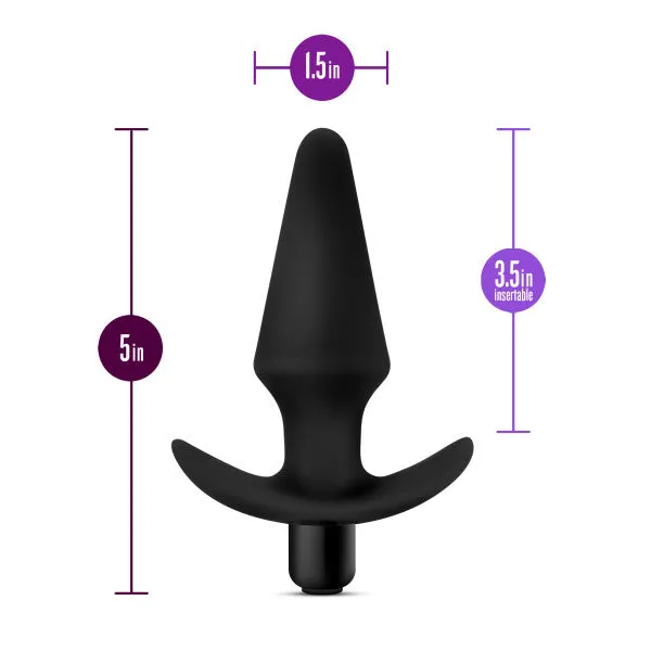 Anal Adventures Vibrating Plug Black Blush Novelties Anal