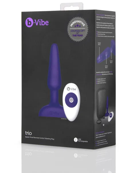 BVIBE Vibrators BVibe trio purple