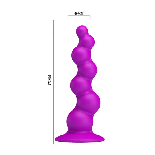 Baile Dildos Pretty Love Sturdy Dong with Strong Suction Cup