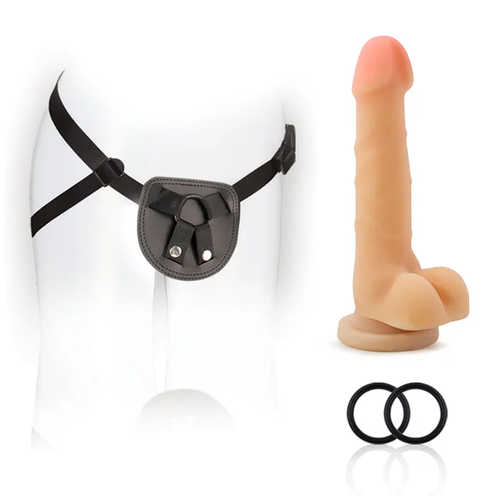 Blush Novelties Anal For You Harness Kit With 7 Inch Cock