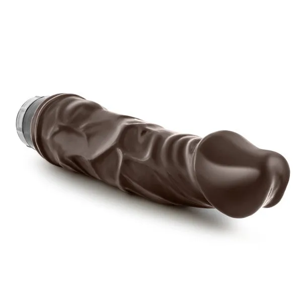 Blush Novelties Dr Skin Vibe 875 Chocolate Female Sex Toys