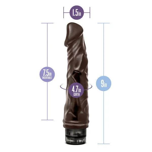 Blush Novelties Dr Skin Vibe 875 Chocolate Female Sex Toys