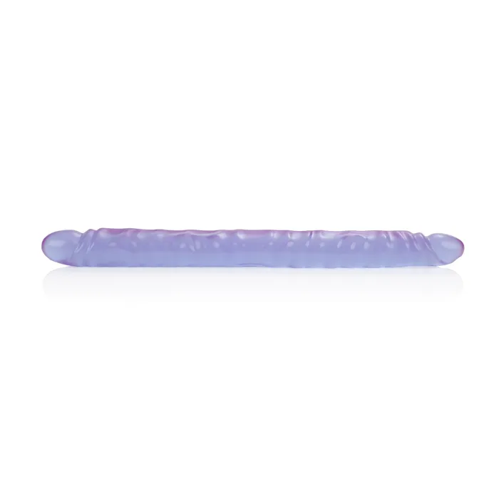 CalExotics Slim Jim Duo 17 Inches Veined Super Slim Dong Purple Dildos