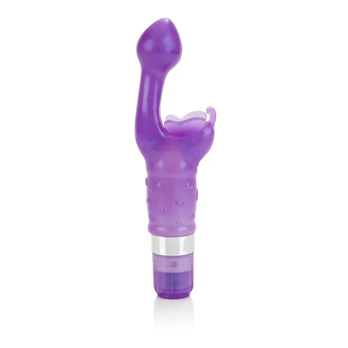 CalExotics Vibrators 9 Function Butterfly Kiss Platinum Edition Purple