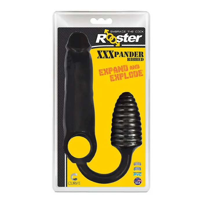 Curve Toys Rooster XXXPANDER Ribbed Sheath Female Sex Toys