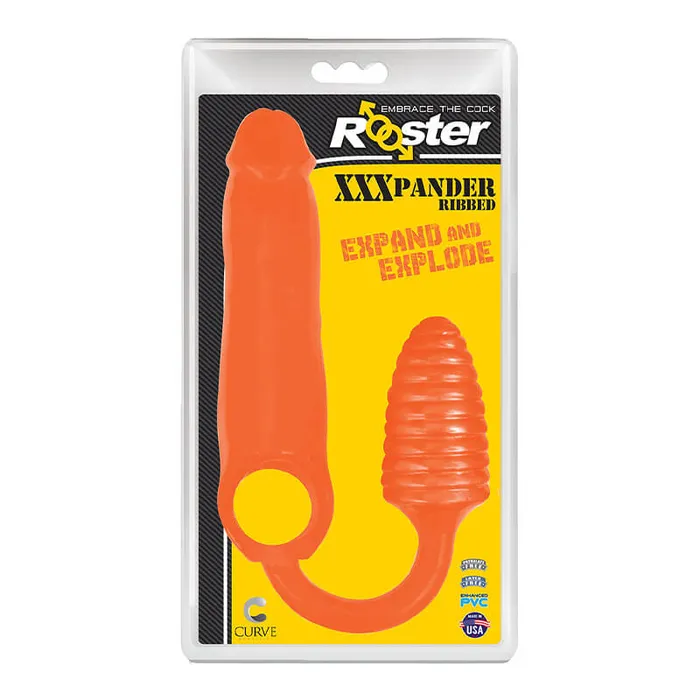 Curve Toys Rooster XXXPANDER Ribbed Sheath Female Sex Toys