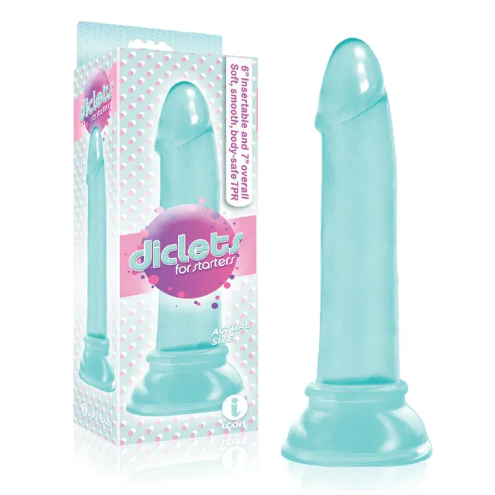 Dildos The 9s Diclets 7 Jelly TRP Dong Aqua Icon