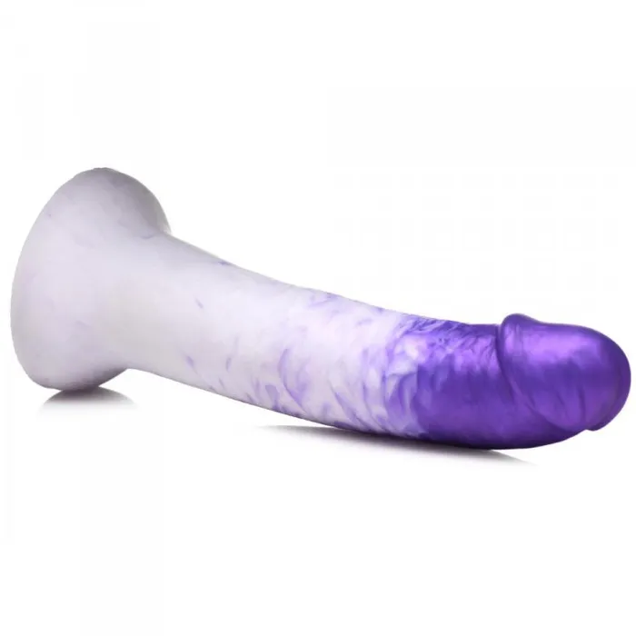 Dildos XR Brands Strap U Real Swirl Realistic Dildo Purple