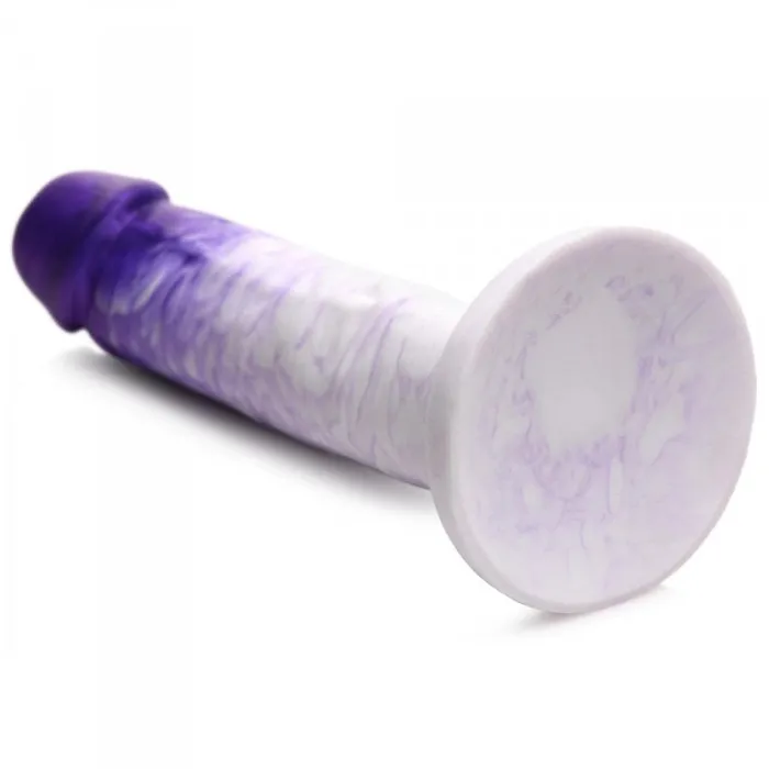 Dildos XR Brands Strap U Real Swirl Realistic Dildo Purple