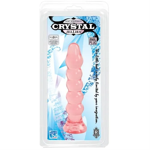 Doc Johnson Anal Crystal Jellie Anal Plug Pink