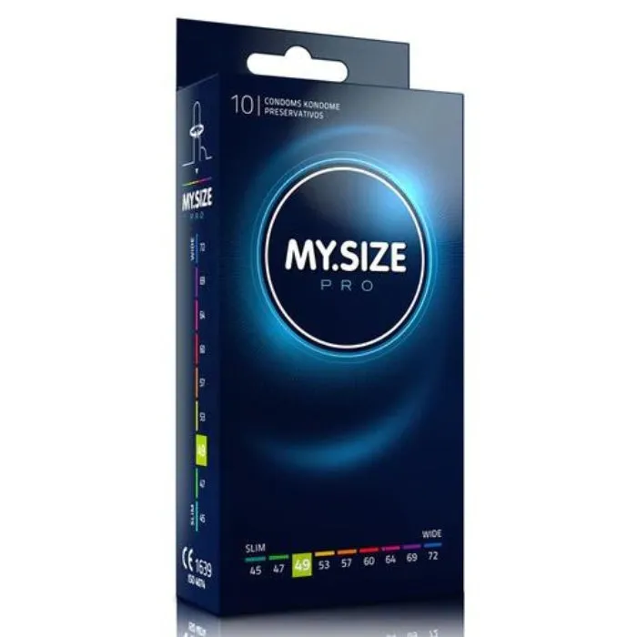 DUS Female Sex Toys My Size Pro Condoms 10 Pack 49mm