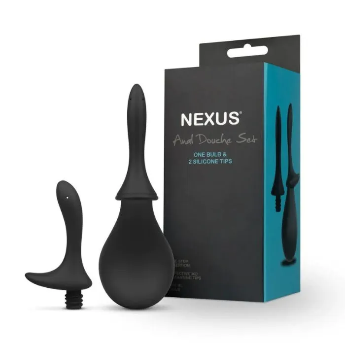 DUS Nexus Anal Douche Set 2 Silicone Tips Anal