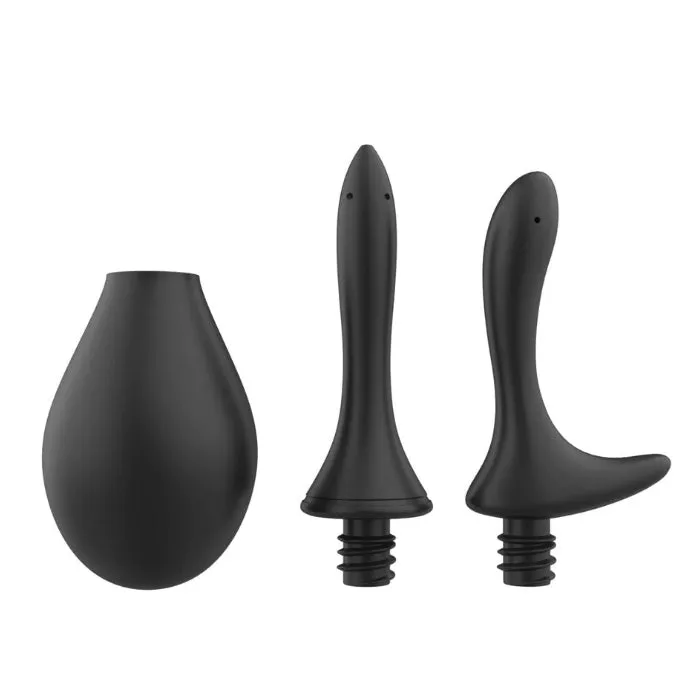 DUS Nexus Anal Douche Set 2 Silicone Tips Anal