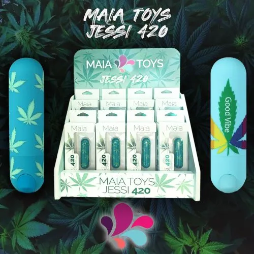 Female Sex Toys Jessi 420 8 Pc Display Mini Rechargeable Bullet Maia Toys