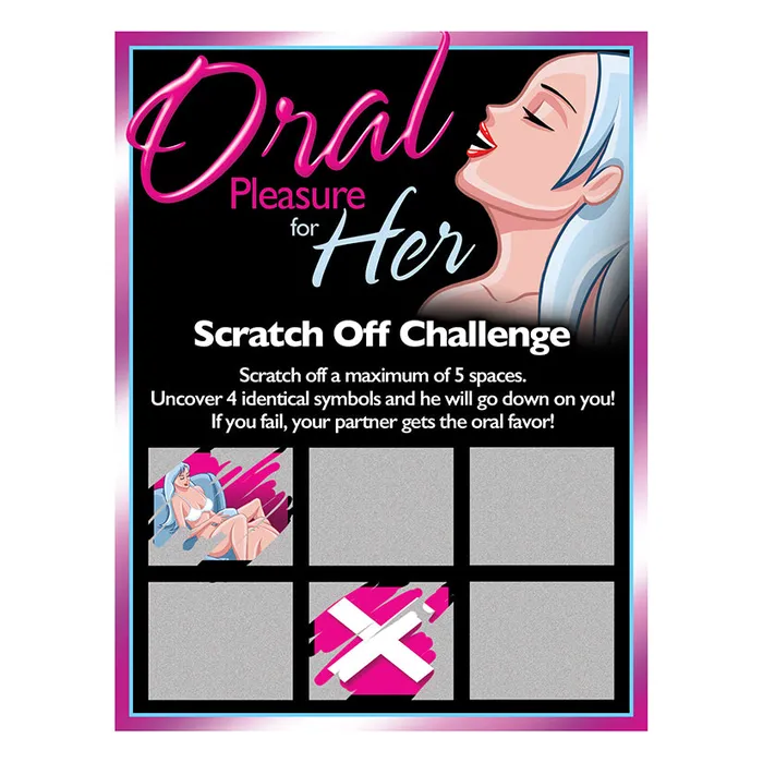 Female Sex Toys Oral Pleasure For Her Scratch Off OZZE CREATIONS