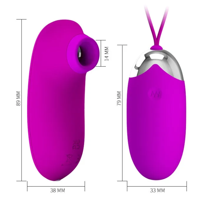 Female Sex Toys Remote Control Egg Vibe Clit Sucker Orthus PRE