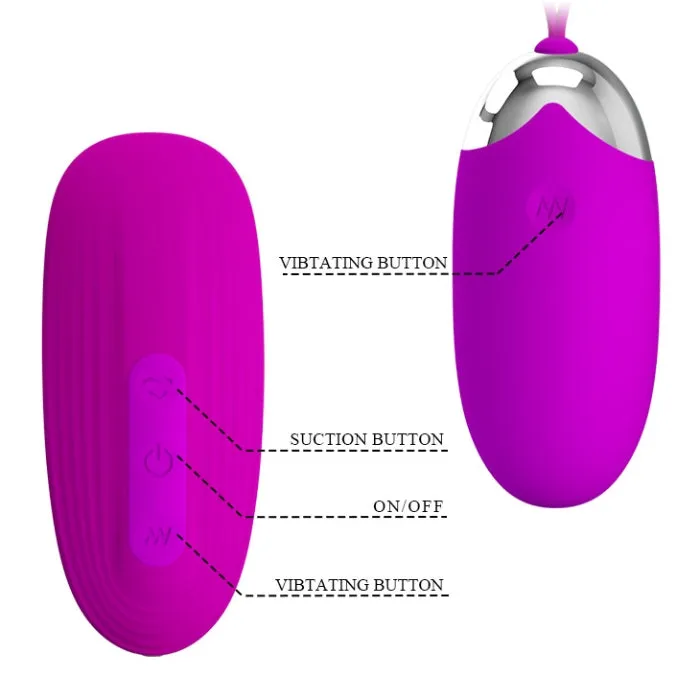 Female Sex Toys Remote Control Egg Vibe Clit Sucker Orthus PRE