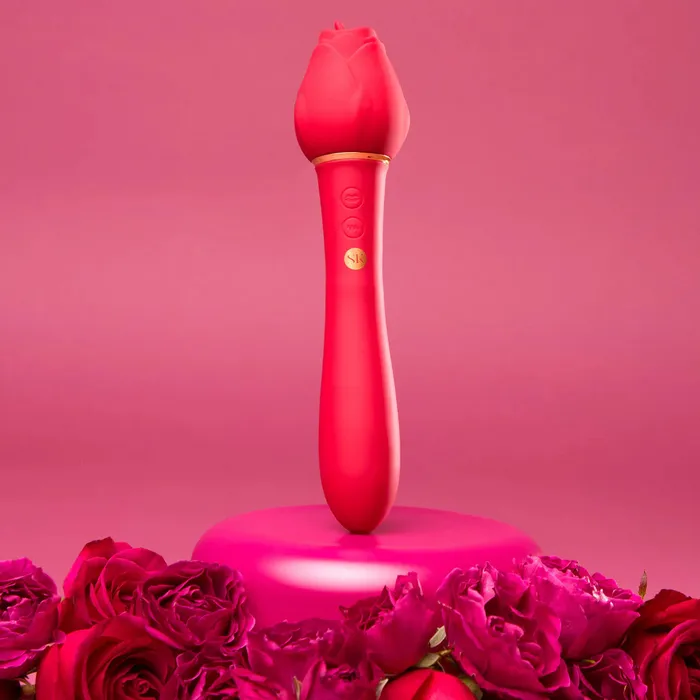 Female Sex Toys SECRET KISSES Lingo Dual Ended Clitoral Vibrator