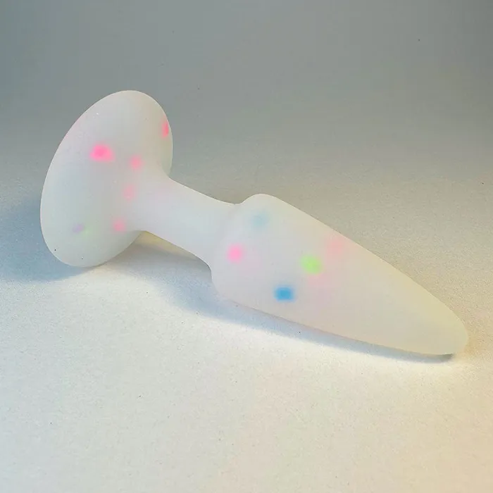 KM Global Anal CELEBRATE Glow in the Dark Anal Plug 37 Inch Size S