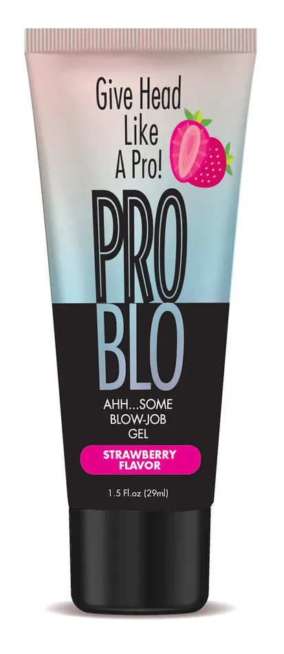 Little Genie Enhancers Problo Ahhsome BlowJob Gel Strawberry 15 Fl Oz