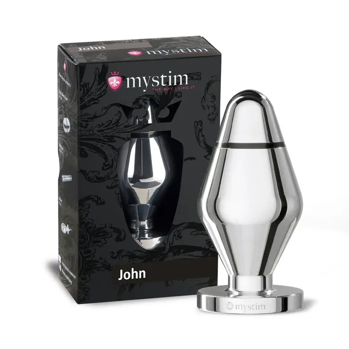 Mystim Anal Mystim John EStim Aluminium Butt Plug Large